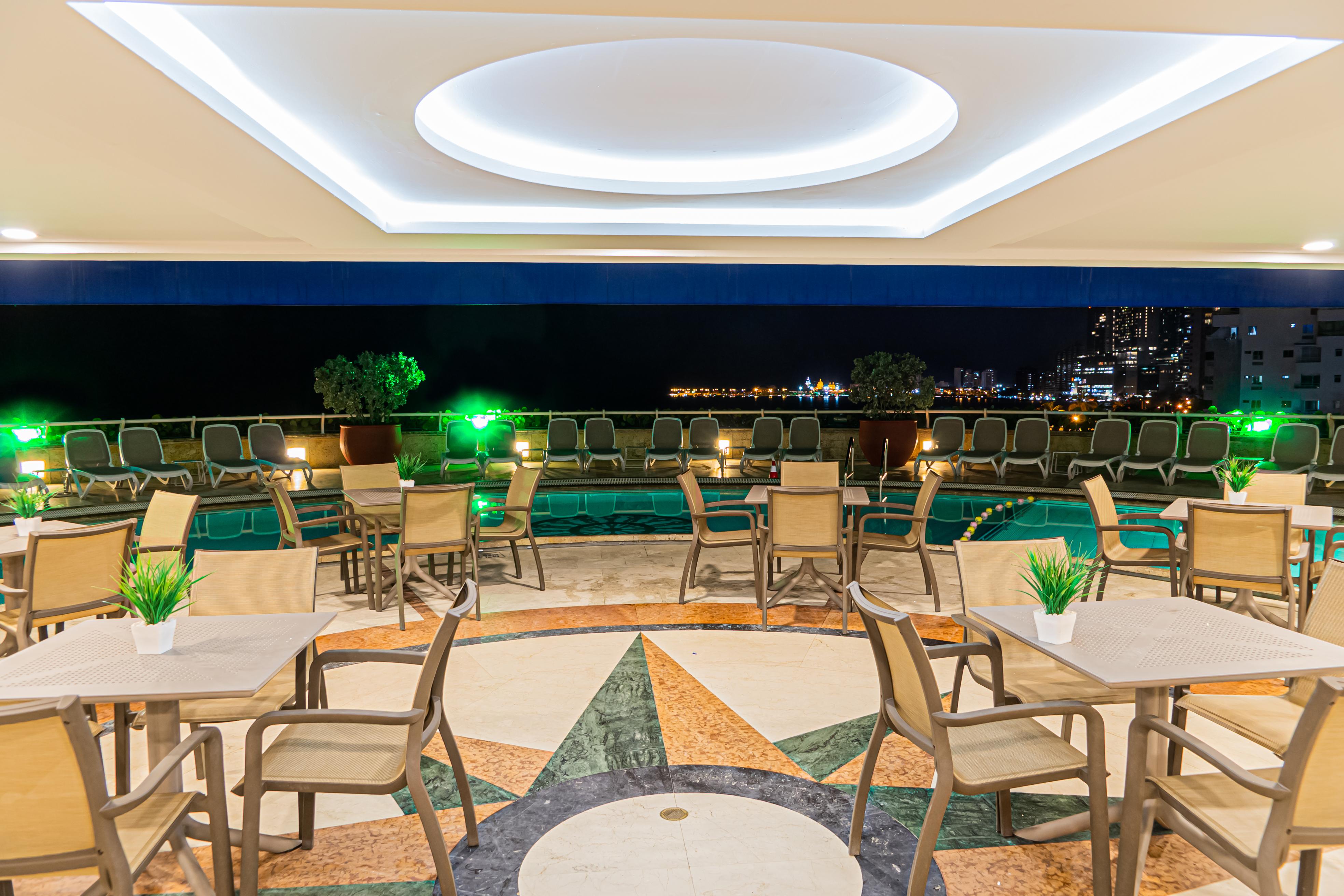 Hotel Almirante Cartagena Colombia Εξωτερικό φωτογραφία Sky Bar
