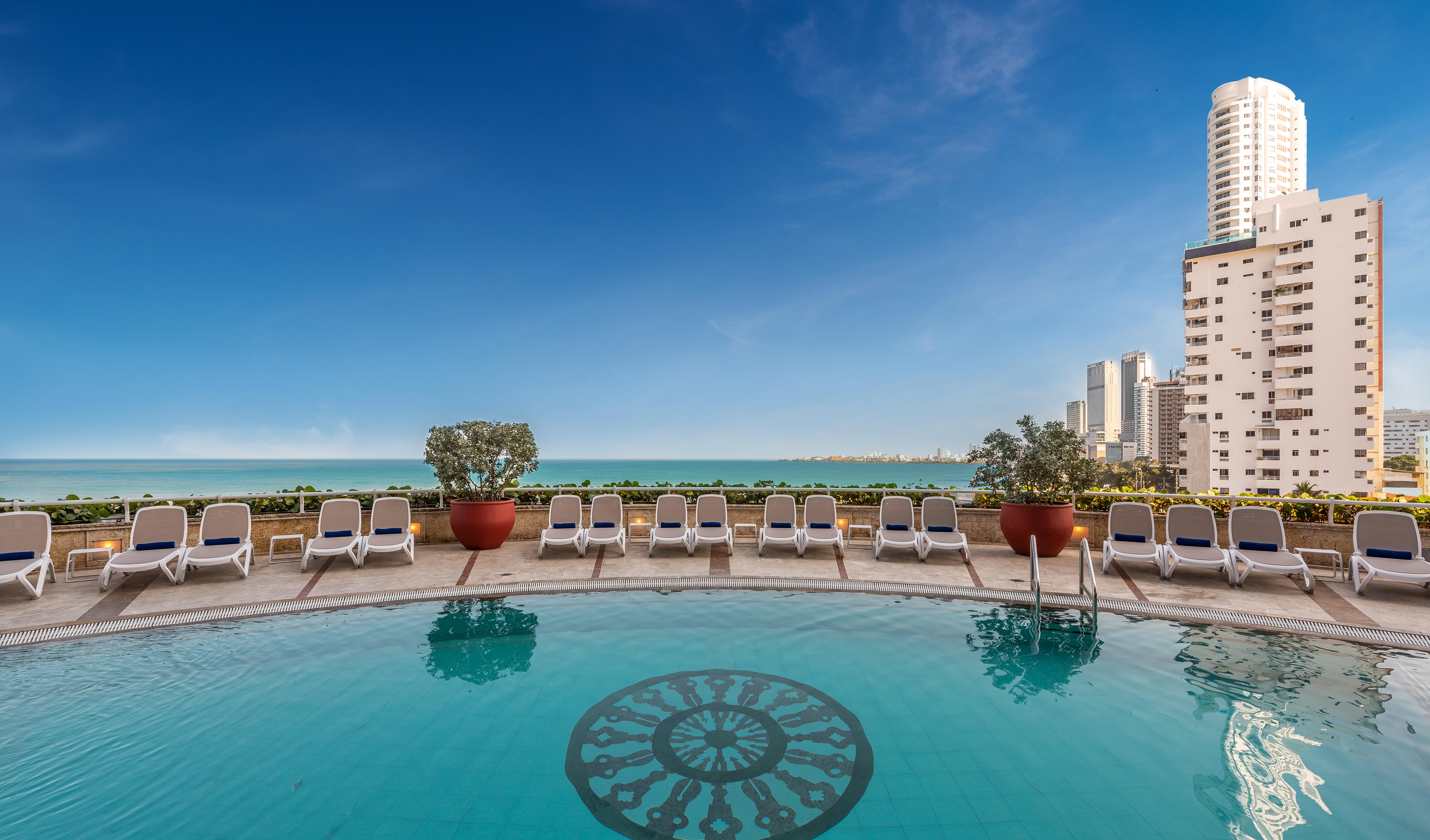 Hotel Almirante Cartagena Colombia Εξωτερικό φωτογραφία Pool at the Four Seasons Hotel